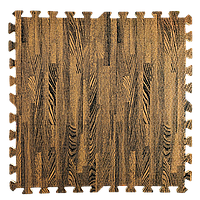 Пол пазл - модульное напольное покрытие 600x600x10мм коричневое дерево (МР6) SW-00000204