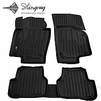 Резиновые 3D коврики в салон на Volkswagen Passat B6 2005-2010 Stingray