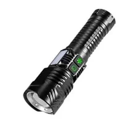 Ручний ліхтар XQ-S19-P99 (COB+RGB) zoom + PowerBank + Type-C + 26650 (5+3 режими), фото 1