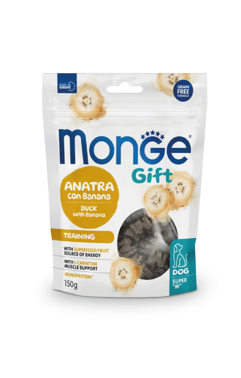 Monge Gift Dog Training качка з бананом