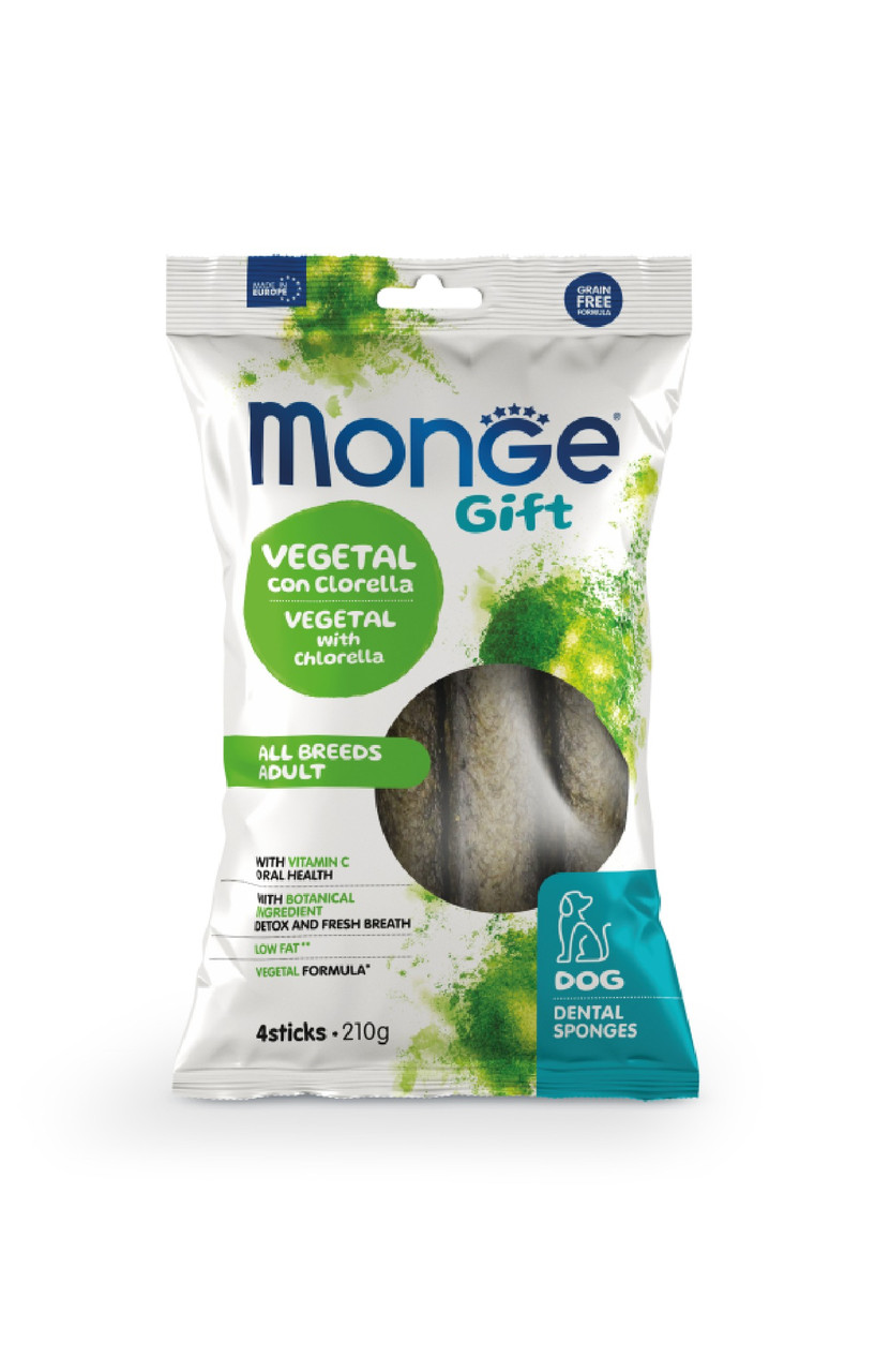 Monge Gift Dog Dental Star All breeds з хлорелою та перцевою м'ятою (веган)