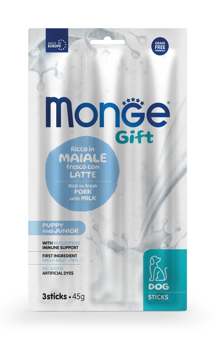 Monge Gift Dog Puppy and Junior свинина з молоком, фото 1