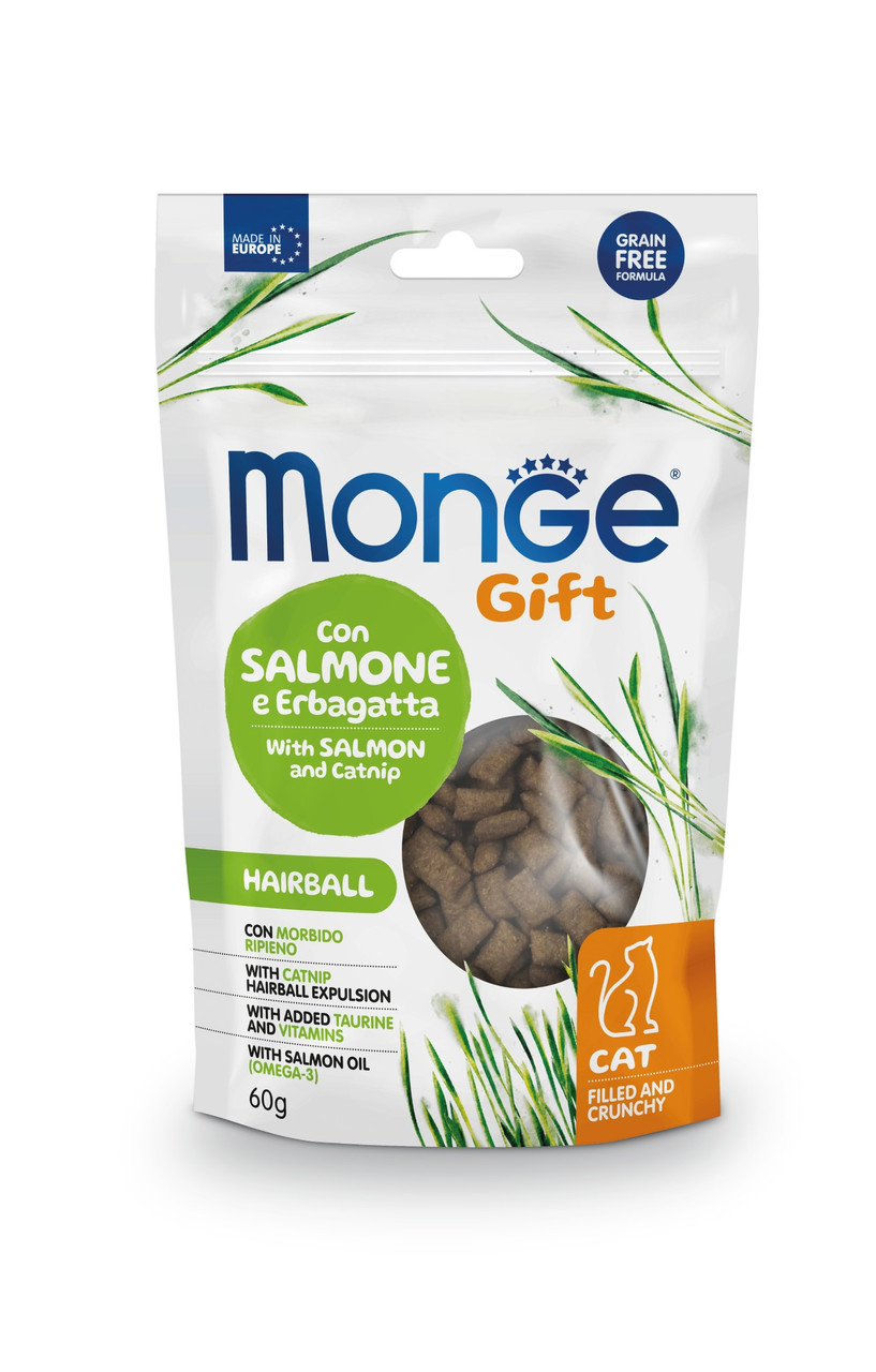 Monge Gift Cat Hairball лосось і котяча м'ята