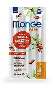Monge Gift Fussy Cat свинина з шипшиною і сиром
