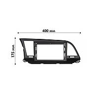 Перехідна рамка 9" Lesko Hyundai Elantra (AD) 2016-2020 Avante (AD) 2015-2020 (6765) 8 шт., фото 4