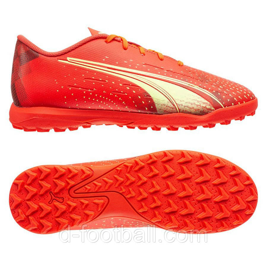 Дитячі сороконіжки Puma Ultra Play TT Junior 106926-03, Червоний, Розмір (EU) — 37.5