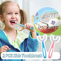 Силіконова зубна щітка для дітей 7-12 років 2шт