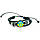 Патріотичний плетений браслет із еко шкіри з Гербом та прапором України Чорний, чоловічий браслет на руку, фото 3