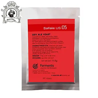 Пивные элевые дрожжи Fermentis Safale US-05
