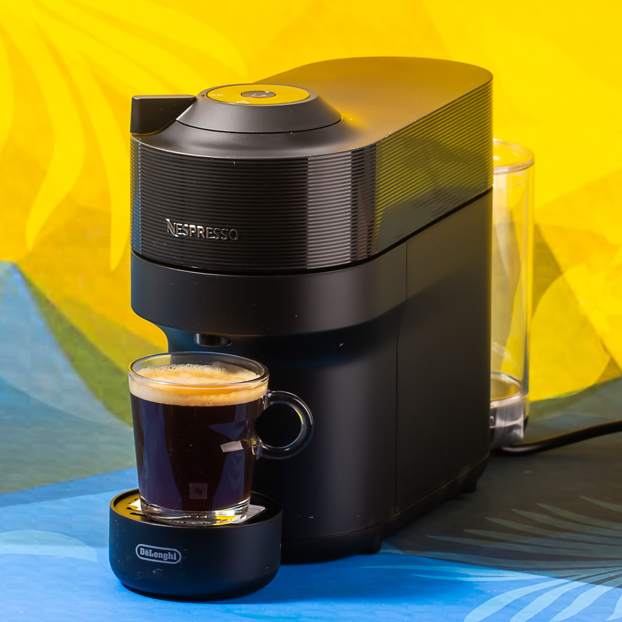 Капсульна кавомашина KRUPS Nespresso Vertuo Pop LIQUORICE BLACK XN920110, чорна