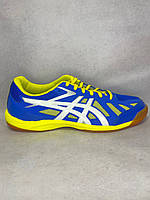 Кроссовки для настольного тенниса Asics Attack Hyperbeat SP 3 (Blue x Light Yellow)