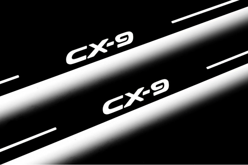 Накладки на пороги для Mazda CX-9 II з 2016, фото 1