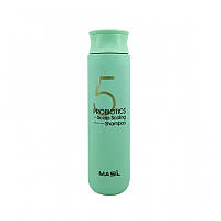 Шампунь для глубокого очищения кожи головы Masil 5 Probiotics Scalp Scaling Shampoo, 300 мл