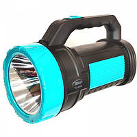 Фонарь ручной аккумуляторный TedLux TL-5005 Прожектор светодиодный с боковым светом Синий