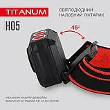 Налобний світлодіодний ліхтарик Titanum TLF-H05 6500K, фото 6