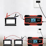 Зарядний пристрій для автомобільних акумуляторів 12/24V (10A 180 Вт), фото 6