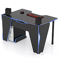 Геймерский стол CNC mebli серия KING GT15 BLACK-BLUE ширина 120 см