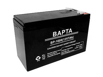 Акумуляторна батарея BAPTA 12В 7,0Ач 151х65х95 BP-1600/ 8548  (10 шт)