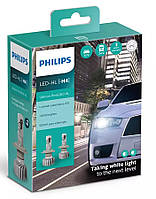 Светодиодная лампа PHILIPS LED H4 Ultinon Pro5000 +160% X2 12/24V 15W (11342U50CWX2)