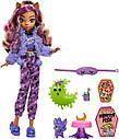 Лялька Монстр Хай Клодін Вульф Піжамна вечірка Monster High Clawdeen Wolf HKY67, фото 4