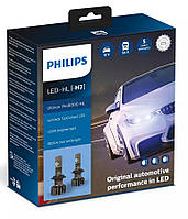 Светодиодная лампа PHILIPS LED H7 Ultinon Pro9000 +250% X2 12/24V 18W (11972U90CWX2)