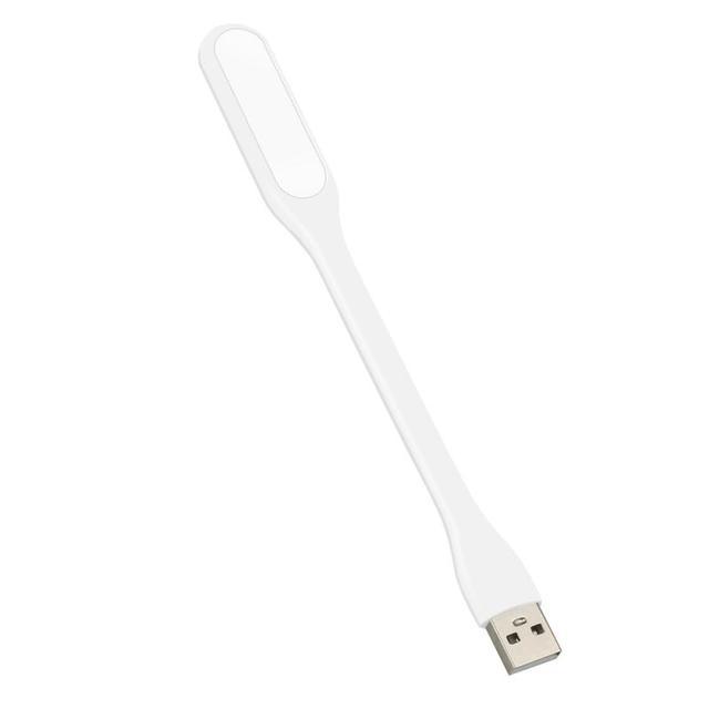 USB-світильник LED 5V 1,5w гнучкий від павербанка. Білий