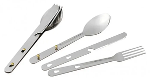 Набір туристичний ложка + виделка + ніж Tramp TRC-003 UTRC-003