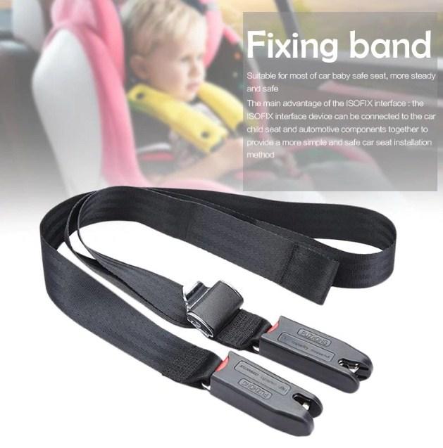 Ремінь безпеки для автокрісла ISOfix Fixing band ABX600 Чорний