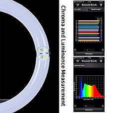 Кільцева лампа RGB з тримачем телефона 38 см від USB з пультом, фото 2