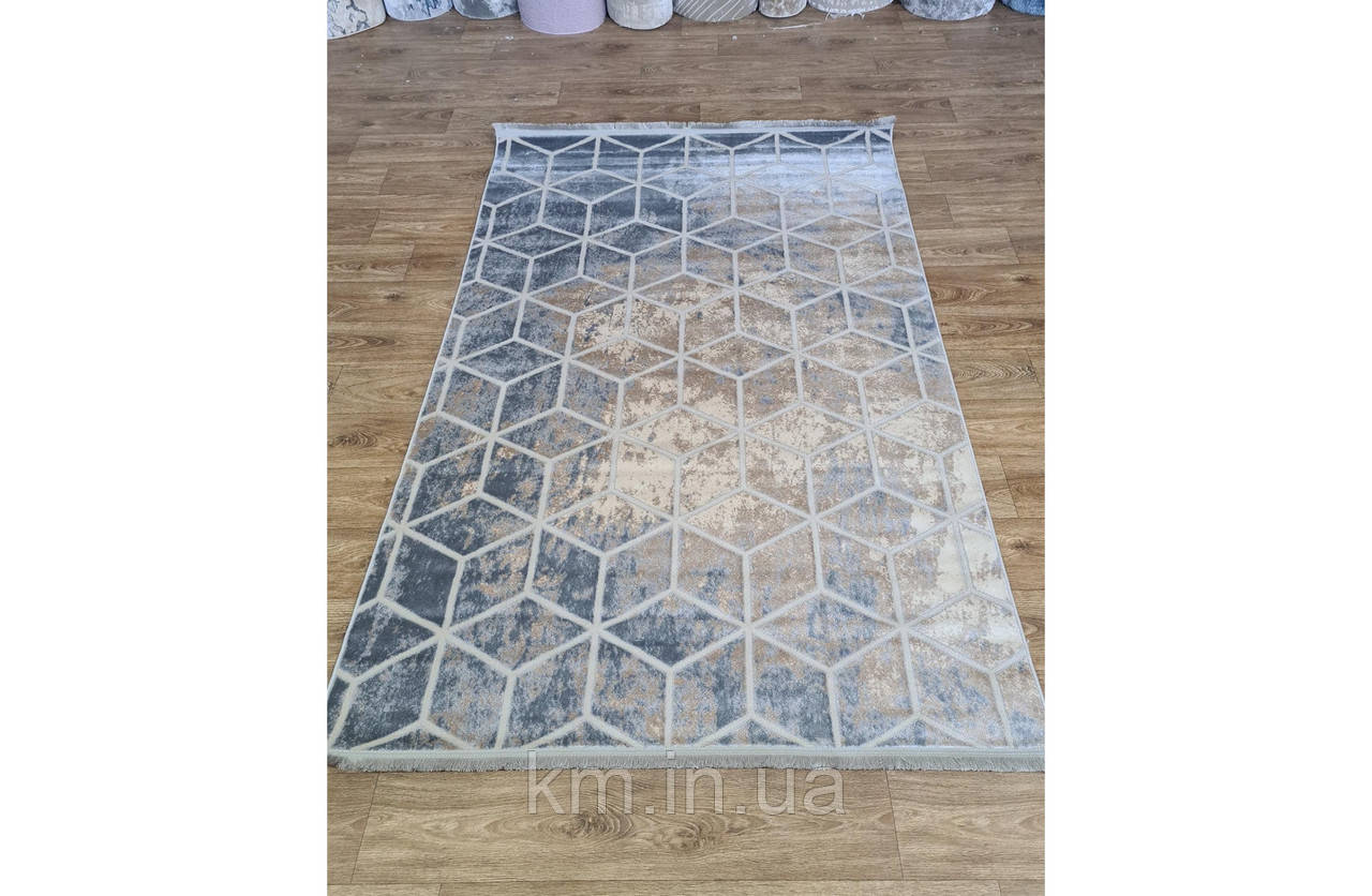 ПРЯМОКУТНИЙ КИЛИМ PICASSO 5503 GREY - BEIGE, фото 1
