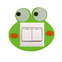 Декоративная накладка на выключатель Chilian RD900GF лягушонок Зеленый
