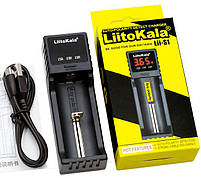 Lii-S1 LiitoKala, зарядний пристрій на 1 канал для AA, AAA, 18650, 26650, 21700 Li-ion, LiFePo4, Ni-Mh, фото 3