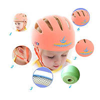 Детский защитный шлем Song Zhi Long 10020P Розовый