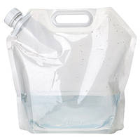 Мягкая бутылка фляга емкость канистра для воды 10 л спорта похода Прозрачная