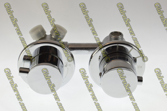 Вид зверху термостатичного змішувача GT - 04 для прихованої установки.