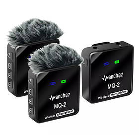 Бездротовий петличний мікрофон Manchez M2000 (2 ресивери) (3_02461)