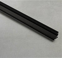Алюминиевый профиль под LED ленту угловой L=5950 мм черный (цена за 1 пог.м.)