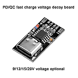 Модуль Type-C USB Power Delivery Тригер для зарядних пристроїв PD2.0 PD3.0 9V 12V 15V 20V, фото 3