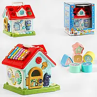 Розвивальний будиночок сортер із фігурками 49682 TK Group з українським озвучуванням