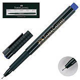 Капілярна ручка Faber-Castell FINEPEN синя 0,4 мм, 151121, фото 2