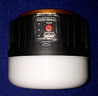 Лампа LED подвесная аккумуляторная портативная 280W зарядка USB солнечная 508 Black