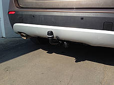 Польський фаркоп на BMW X1 E84 2009-2015 (БМВ Х1 E84) без підрізу бампера, фото 3