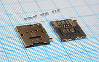 SIM коннектор Samsung A8 / A530 / S6 / G928 / S6 Edge Plus / G920F