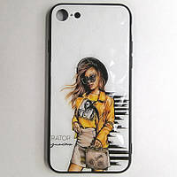 Чехол для iPhone 7- Prisma Ladies Girl Yellow