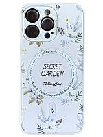 Чехол для iPhone 13 Pro (6.1")- Secret Garden with MagSafe белый