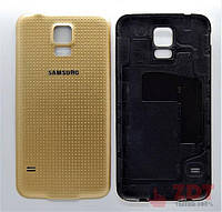 Задняя крышка Samsung S5/G900 Gold