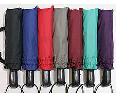 Жіноча парасолька однотонна повний автомат 12 спиць антивітер карбон парасолька