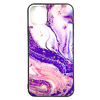 Чехол для iPhone 11 Pro Max-Marble UV бронзовый