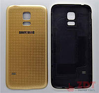 Задняя крышка Samsung S5 mini/G800 Gold