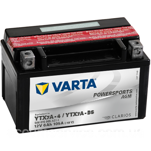 Акумулятор Varta Powersports AGM 506 015 011
